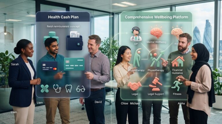 Health Cash Plan vs Comprehensive Wellbeing Platform: Which Is Right for Your Business?